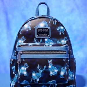 Loungefly WB Harry Potter Patronus Collection Mini-Backpack, Amazon Exclusive