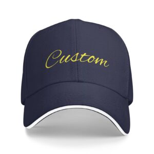 custom baseball cap for men personalized baseball cap design your own customized baseball cap custom baseball hats navy blue