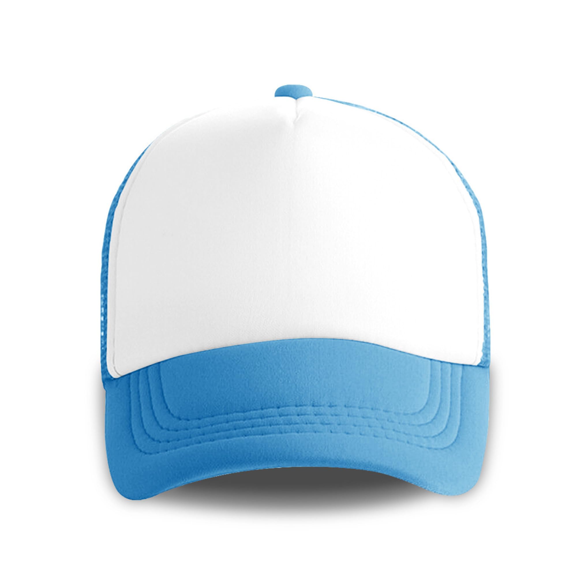 Generic Custom Hats Custom Dad Hat Add Text Logo Photo Adjustable Classic Outdoor Sports Custom Hat for Men Light Blue Mesh Hat