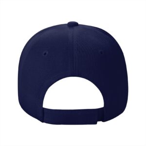 Custom Baseball Cap for Men Personalized Baseball Cap Design Your Own Customized Baseball Cap Custom Baseball Hats Navy Blue