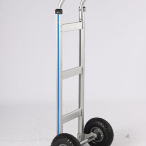 LUNUMAOS Hand Trunk Dolly Silver Aluminum Alloy Modern Desgin Industrial Moving Trolley Heavy Duty Dolly Cart 440 lbs with 2 Wheels for Warehouses