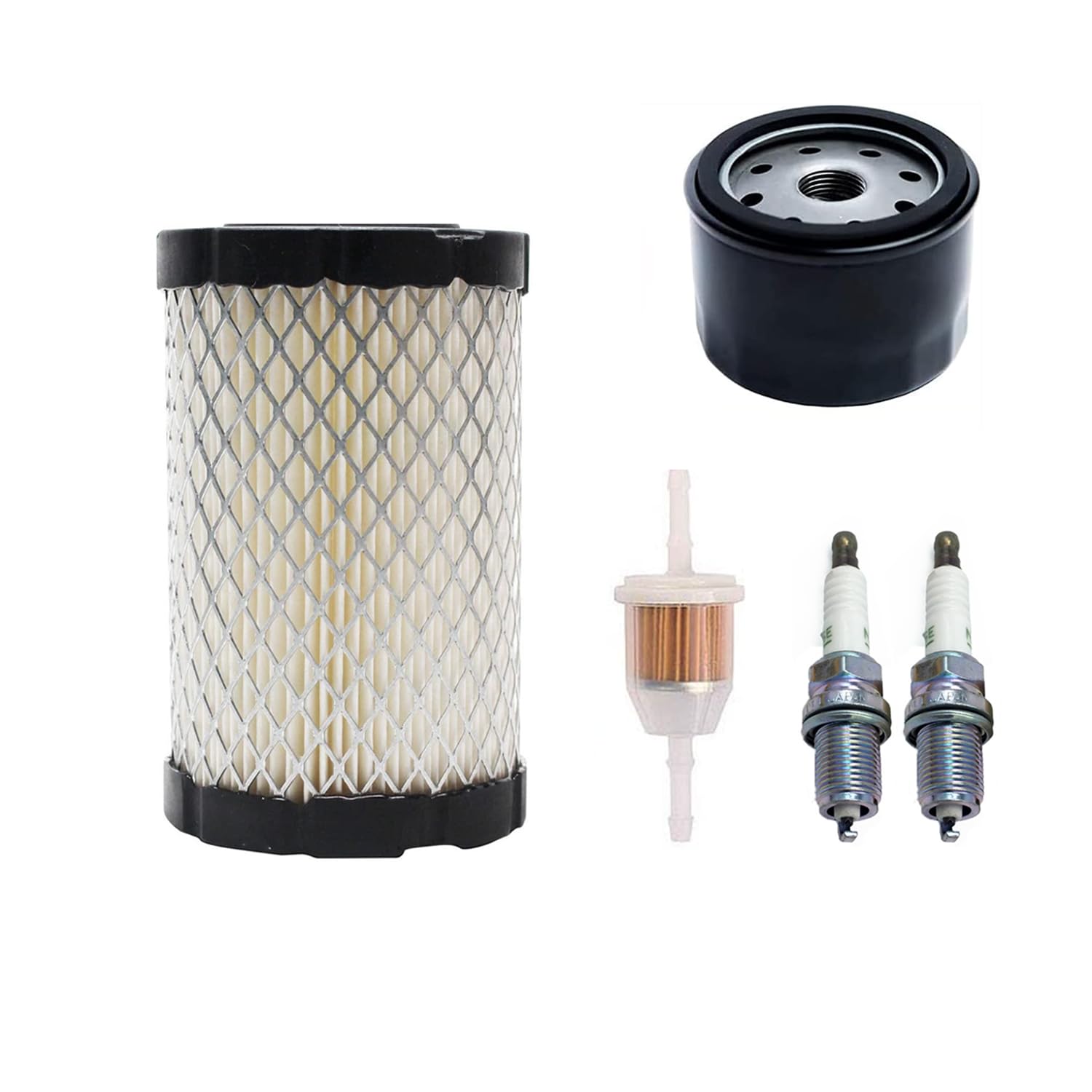 796031 Air Filter Tune Up Kit for Husqvarna YTH22V46 YTH24V48 YTH24V54 YTA24V48 YTA22V46 HU800awd John Deere D100 D105 D110 D130 D125 D140 LA135 LA145 L108 Lawn Mower Tractor