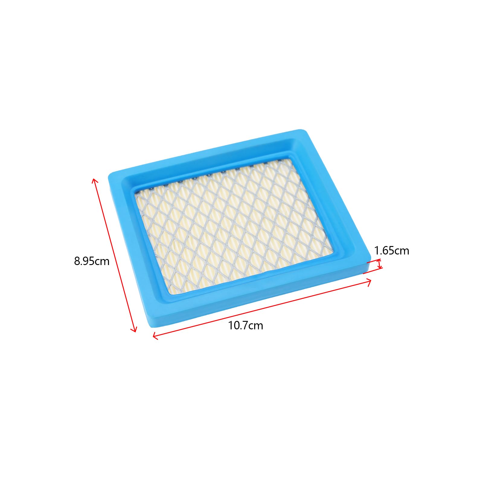 Create idea 2PCS Lawn Mower Air Filter Compatible with Kohler 1408322S 14-083-22-S1 Compatible with Kohler Specific XT650 XT675 Lawn Mower Engine 1.65x8.95x10.7cm Blue