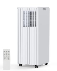 dexso portable air conditioner 8000btu(ashrae),remote control ac with dehumidifier and fan,portable air conditioner for small medium rooms,cooling area up to 300 sq.ft