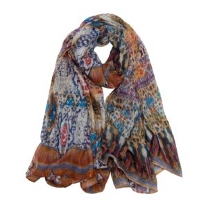 riiqiichy scarf for women fashion scarf floral print scarves for women lightweight spring summer