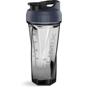 helimix 2.0 vortex blender shaker bottle holds upto 28oz | no blending ball or whisk | usa made | portable pre workout whey protein drink shaker cup | mixes cocktails smoothies shakes | top rack safe