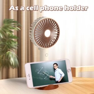 Qilerball Handheld Fan - Portable Mini Fan for Travel with USB Battery Operated, Small Foldable Rechargeable Hand Held Fan, Personal Fan Gifts for Kids Girls Women Men Indoor Outdoor