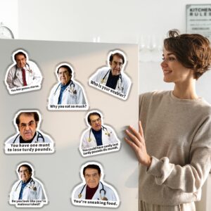 Dr Now Magnets Set Funny Dr. Now My 600 Lb. Life Fridge Magnet Set, Weight Loss, You Not Gonna Starve, Why You eat so Much? You're Sneaking Food. (A-7set)