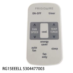 Kcjhagbd Air Conditioning Remote Controller Replacement for RG15D/E-ELL 5304477003 Air Conditioner Remote Remote Controller Compact Portable Comfortable