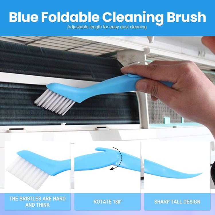 SUREPHON 6 PCS Air Conditioning Fin Cleaner Set, Air Conditioner Fin Comb Straightener Tool, HVAC Coil Cleaning Brush for AC Radiator Evaporator Maintenance Clean Tool