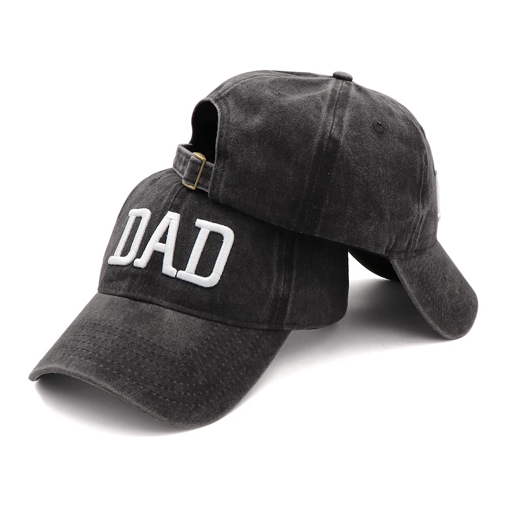 Dad and Mom Hats Fathers Day Mothers Day Mom Dad Gifts Embroidered Baseball Caps Gift for Parents Couple