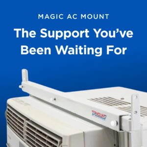 MAGIC A/C MOUNT - Air Conditioner Bracket - Window AC Support Bracket - Supports A/C Units up to 150lbs - for Windows up to 42" Wide - Heavy Duty Window AC Support Bracket