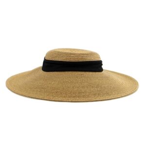 San Diego Hat Company Women's Sun Hat with Collapsible Crown, Black