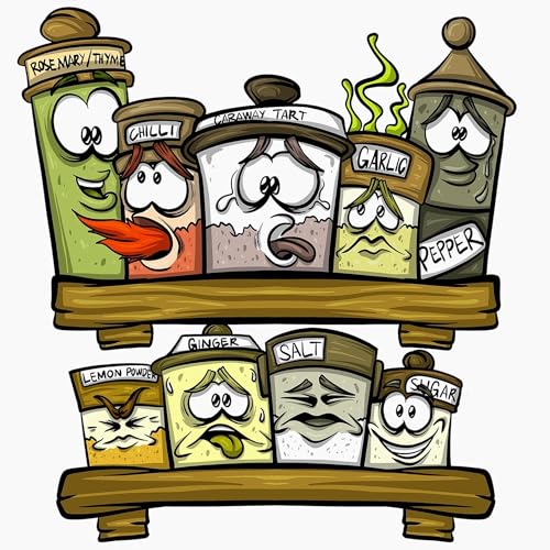 CafePress Kitchen Cooking Spice Rack Spice Lo Greeting Cards Folded Greeting Cards (10-pack) Glossy