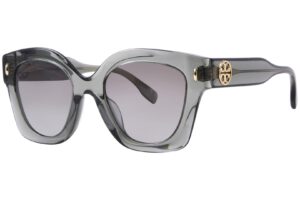 tory burch ty7201u 194111 sunglasses women's transparent sage/grey gradient 49mm