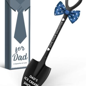 Gifts for Dad Fathers Day Dad Gifts from Daughter - Cool Ice Cream Shovel Spoon for Papa Husband Grandpa, Unique Birthday Present Ideas from Son Wife Kids Adults