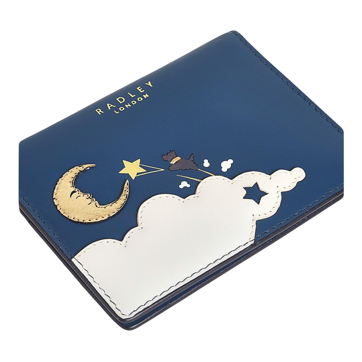 RADLEY London Shoot For The Moon Small Bifold Cardholder, Dark Blue