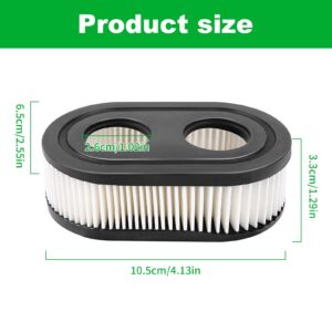 Generic 593260 798452 Air Filter, 2 Pack 593260 Air Cleaner Cartridge Filter, Lawn Mower Air Filter Suitable for 550E 550EX 500EX 625EX 675EXI 725EXI 575EX Series Engine 4247 5432 5432K 09P702