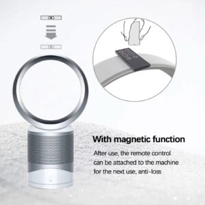 967400-01 Magnetic Remote Control for Dyson Pure Cool Link DP01 DP03 TP02 TP03 Air Purifier Fan - Built-in Battery