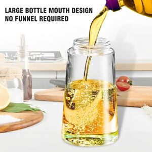 XIDIAK Oil Dispenser for Kitchen, 2 in 1 Oil Dispenser and Oil Sprayer, 16.5oz/470ML Oil Dispenser Bottle Spray and Pour with Brush for Air Fryer, Kitchen, Salad, Frying, BBQ