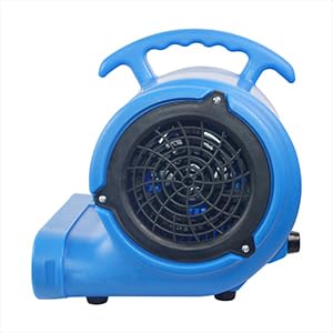 BLOTEK 1/4hp 900CFM Speed Air Mover Carpet Dryer Floor Fan Cooling Fan - Industrial Heavy Duty Abanico de Piso Blower Fan with High Power for Commercial and Industrial Use