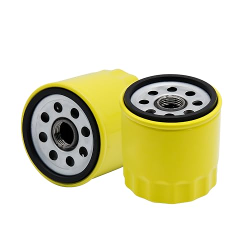 2PC 5205002 Oil Filter Fit for Kohler M18 M20 SV715 SV725 SV735 CV13S CV15S CV22S Engine 52 050 02 5205002S 52 050 02-S1 Oil Filter Lawn Mower/Tractor Extend Life Series Oil Filter