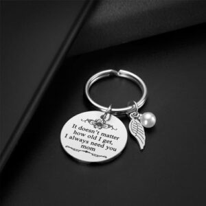 iJuqi Mother's Day Gifts from Daughter Son for Mom Birthday Valentine's Day Christmas Gifts Mom Keychain