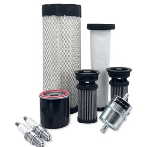 HERO Maintenance Filter Kit For Exmark LZE801GKA604A1 Lazer Z E-Series Zero-Turn Mower Filters Fits OEM 110137038 110137039 490650724 490190031 BPR4ES 1160164 With Kawasaki FX801V-AS04 29HP Engine