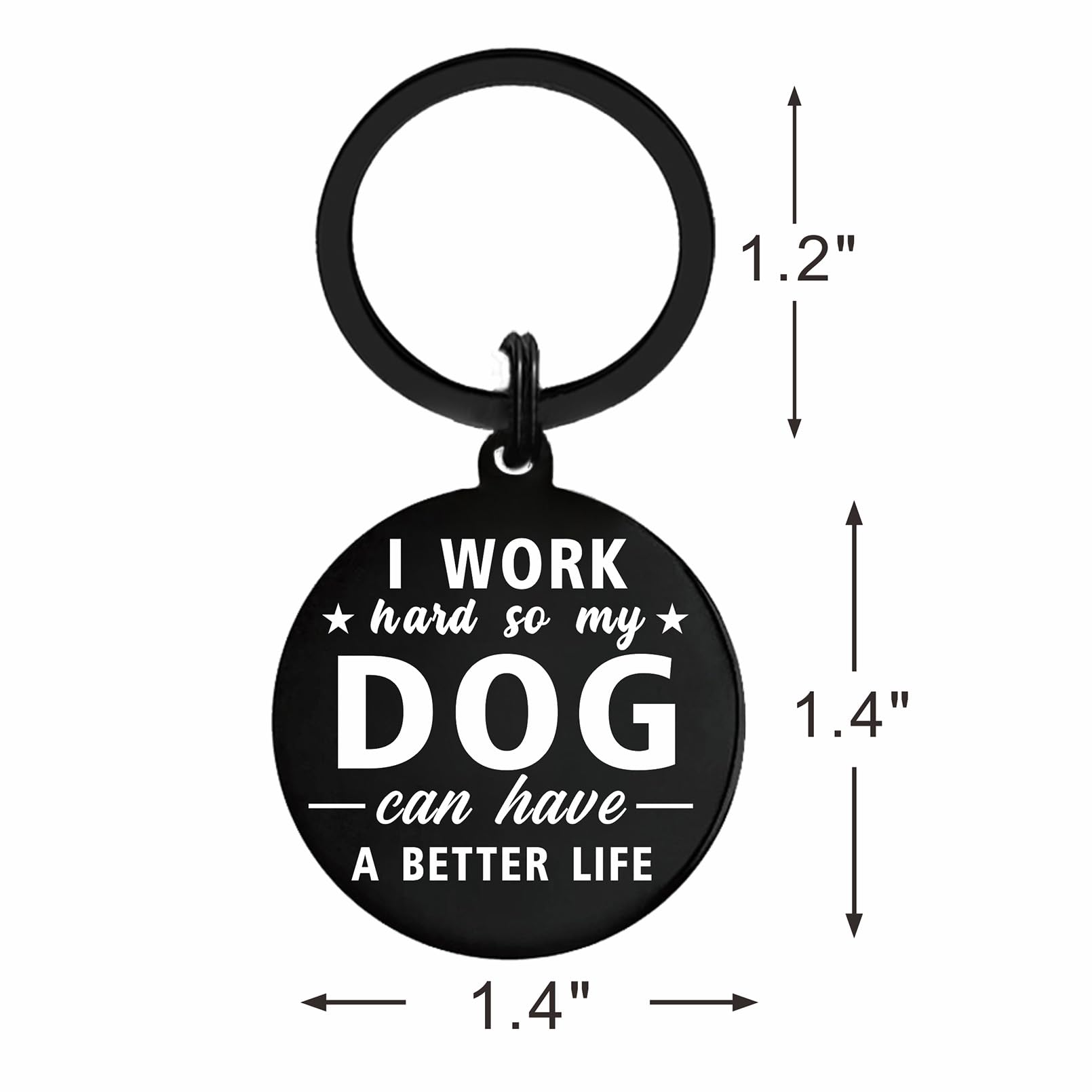 Dog Dad Gifts for Men - Dog Lover Gifts for Men - Best Dog Dad Ever Keychain, Dog Dad Birthday Gift