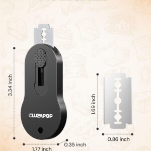 Bread Lame, Magnetic & Reusable Bread Lame Dough Scoring Tool, Bread Lame Blades Tool, Anti-Slip Handle with Long Retractable Razor, Sourdough Scoring tool for Bread Making, Bread Scoring Tool