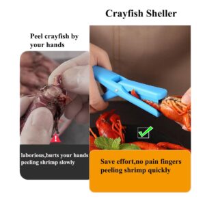 6PCS Crayfish Shelling Device Shrimp Peeler,Crawfish Shucker,Portable Kitchen Gadget,Crawfish Sheller Seafood Tool