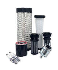 hero maintenance filter kit for exmark lze801gka604a1 lazer z e-series zero-turn mower filters fits oem 110137038 110137039 490650724 490190031 bpr4es 1160164 with kawasaki fx801v-as04 29hp engine