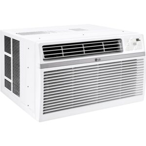 lg lw1024rd 10,000 window air conditioner, 115v, 450 sq.ft. (18' x 25' room size), quiet operation, electronic control with remote, 3 cooling & fan speeds, auto restart, 10000 btu, white