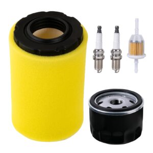 demjamr miu14395 air filter am125424 oil filter tune up kit for jd d100 d110 d105 d125 d130 d140 bs 594201 590825 591334 796031 husqvarna yth22v46 yth24v48 yta22v46 lawn mower