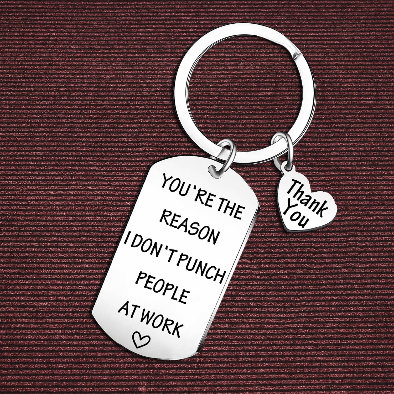 Funny Gifts for Coworker Appreciation Keychain Gifts for Coworker Boss Employee Volunteer Social Worker Going Away Leaving Gifts Goodbye Farewell Gifts Retirement Gift Thank You Gifts for Colleagues