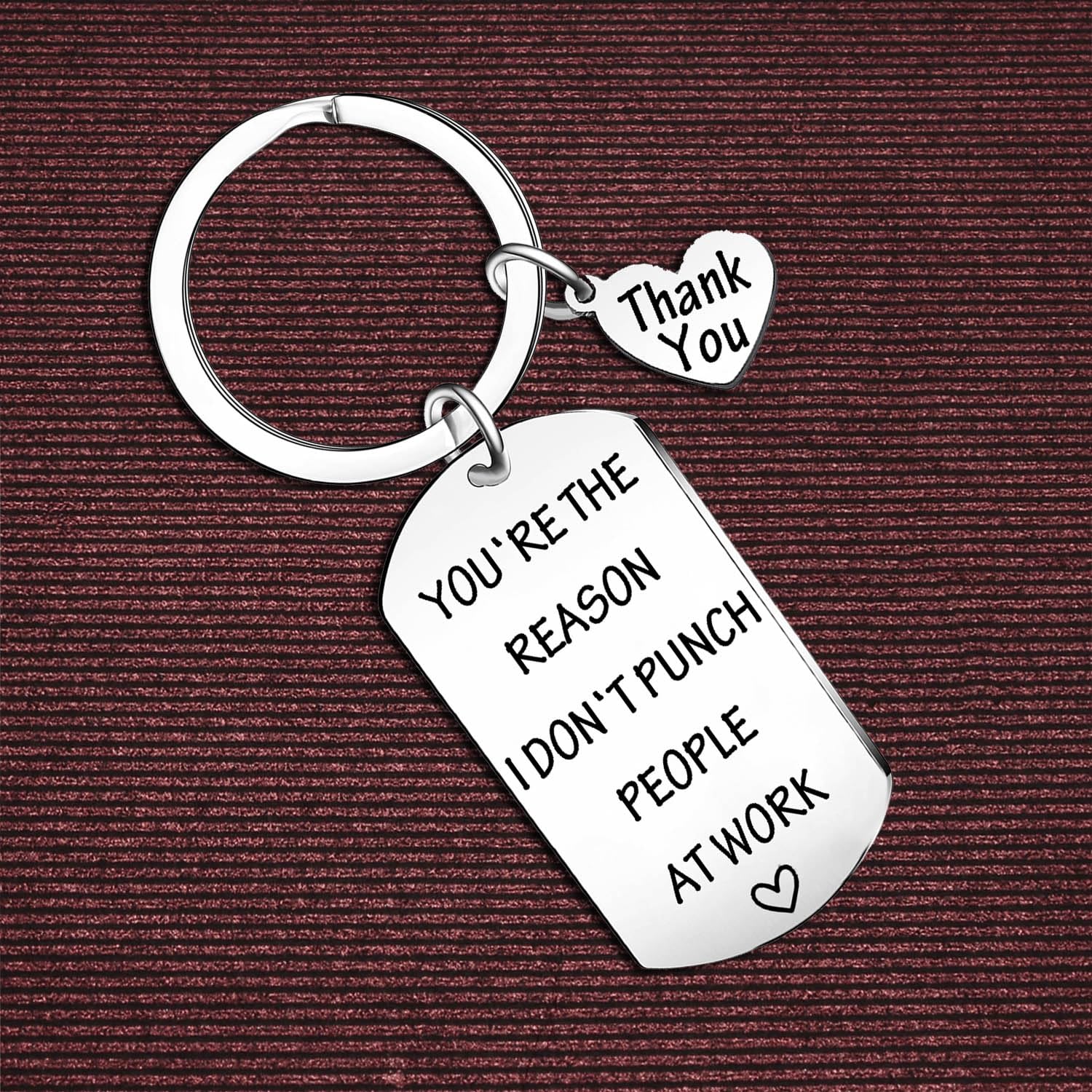 Funny Gifts for Coworker Appreciation Keychain Gifts for Coworker Boss Employee Volunteer Social Worker Going Away Leaving Gifts Goodbye Farewell Gifts Retirement Gift Thank You Gifts for Colleagues