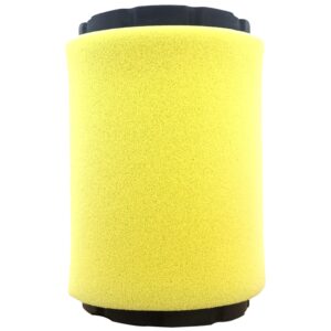 793569 Air filter for Briggs & Stratton 793685 John Deere GY21055 MIU11511 MIU11513 fit LA125 D110 D120 E110 Craftsman YT3000 Husqvarna YTH24V48 Mower Tractor, with Pre Filter Foam & Fuel Filter Kit