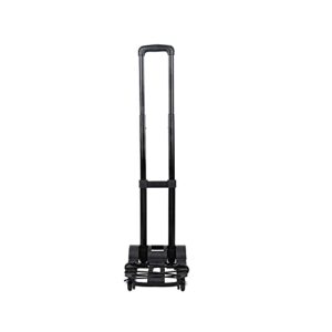 Generic Folding Cart with Wheels, Push Cart Hand Trucks Utility Carts Service Carts Platform Trucks Service Carts with 40Kg/88Lb Weight Capacity