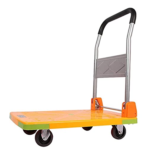 Generic Folding Cart with Wheels, Platform Trucks Push Cart Hand Trucks Utility Carts Service Carts, Wagon Maximum Load 150Kg/330Lb