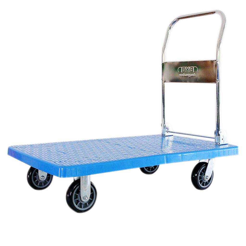 Generic Carts,Platform Trucks,Warehouse Garden Garage Workshop Folding Heavy Duty Flat Bed Transport Carthome Hand Trolley/a