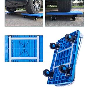 Generic Carts,Platform Trucks,Warehouse Garden Garage Workshop Folding Heavy Duty Flat Bed Transport Carthome Hand Trolley/a