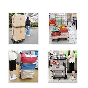 Generic Flatbed cart Folding Folding Platform Truck Plastic Push Cart Heavy Duty Portable Trolley with Retractable Chassis for Lage Travel Moving Office Hand