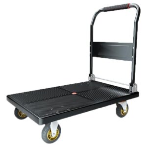 multi-functional hand truck heavy duty platform cart folding hand truck 350kg load capacity for easy transportation,hold up to 330 lbs