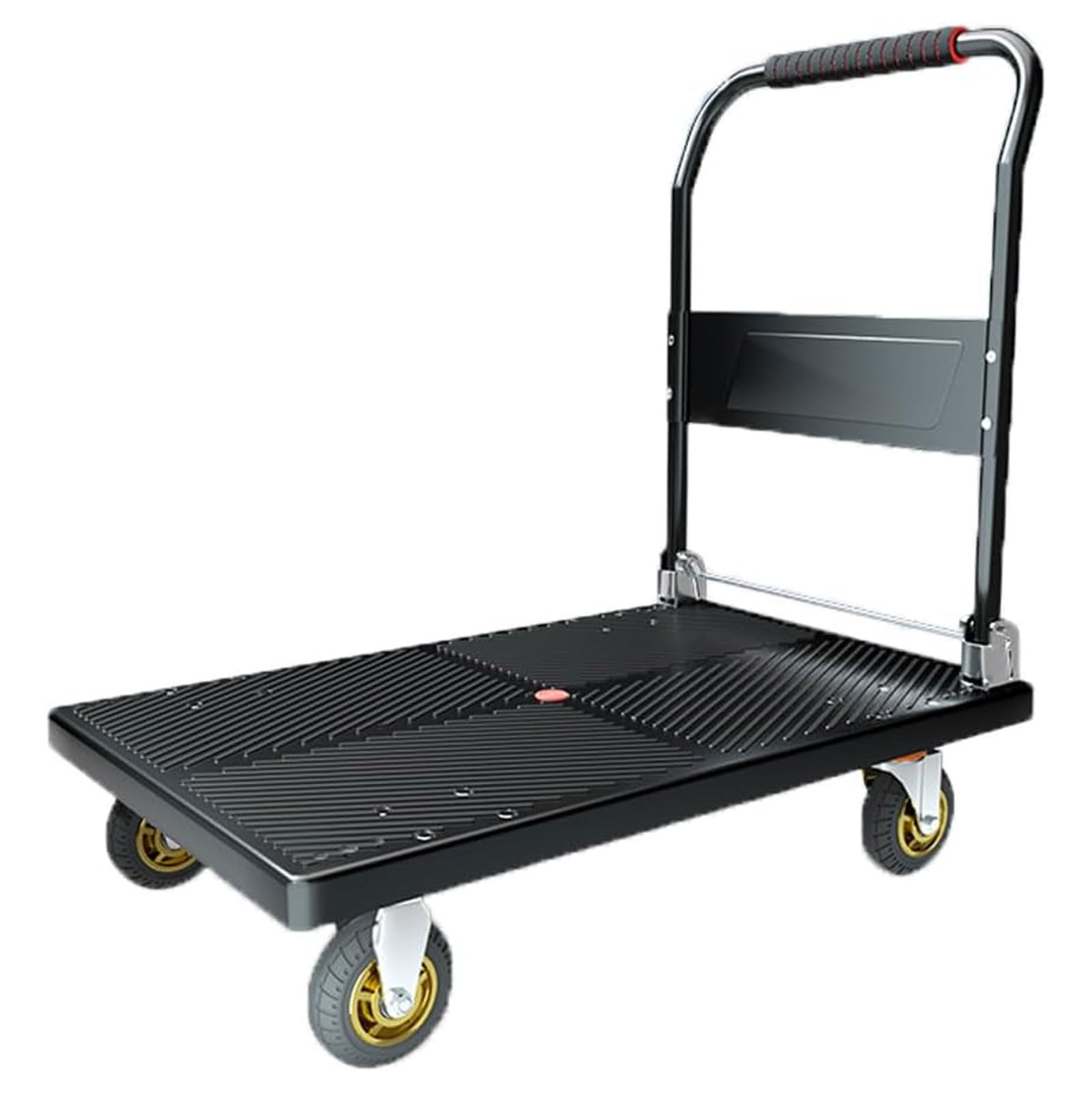 Multi-Functional Hand Truck Heavy Duty Platform Cart Folding Hand Truck 350kg Load Capacity for Easy Transportation,Hold Up to 330 Lbs