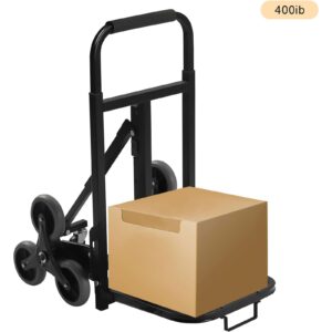 Generic Telescoping Handle Hand Truck Dolly with Wheels Heavy Duty Folding Dolly for Heavy Things Moving (Black)