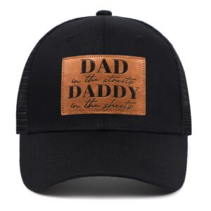 dad in the street daddy in the sheets hat gift for men funny daddy dad hats gifts for him