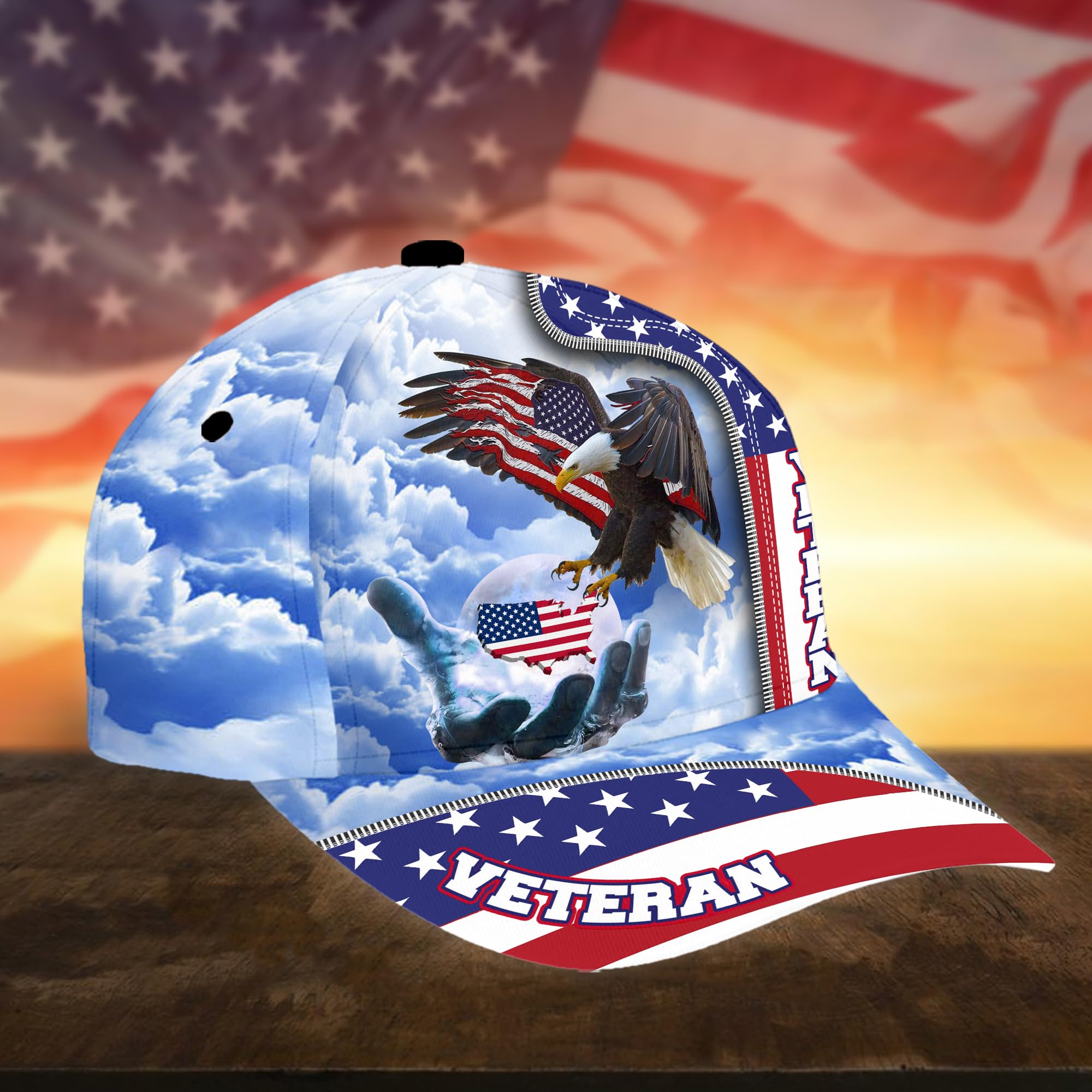 Patriotic Hats Military Hats for Men Veteran Baseball Caps Proudly Serve Military Hat for Men US Veteran Hat Gifts Idea