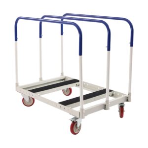 rehouptu steel panel truck, 1000 lbs panel dolly cart with swivel casters and wood end, duty lumber drywall sheet dolly cart platform truck cart mover for home, warehouse 24" width x 36" length