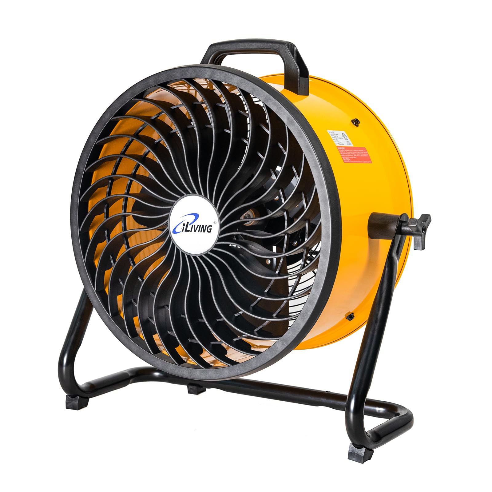 iLiving 16 in. Low Noise Turbo Fan 2687 CFM 3-Speed Portable Air Circulator for Shop, Office, Greenhouse, Home and Warehouse