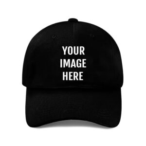 generic bulk custom hat custom baseball cap your image here add company logo dad hat custom hats black baseball cap